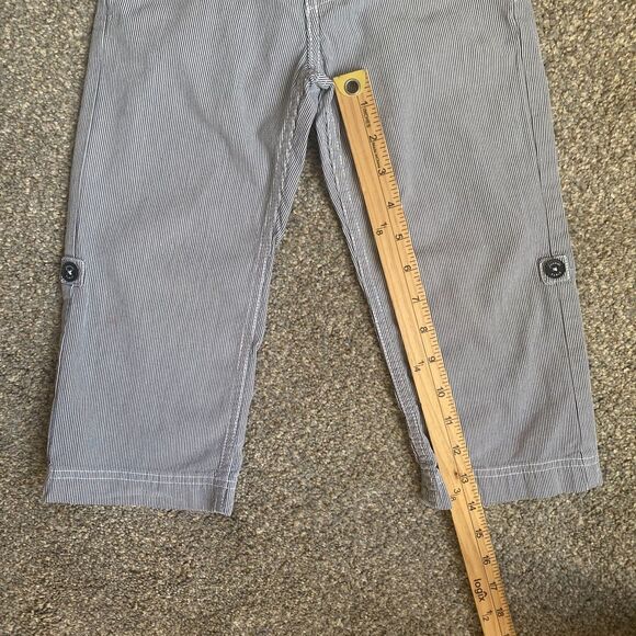 Jacadi Pants Kids 3T /88cm Striped Roll Tab Straight Leg Adjusted Waist - Picture 11 of 12